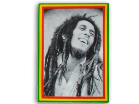 Pegatina Retrato Bob Marley blanco y negro AS108