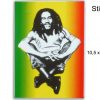 Bob Marley Rasta Sticker AS117