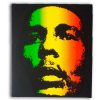Bob Marley Face Sticker Rasta Colors AS15