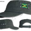 Gorra Militar Rasta Bandera de Jamaica gris