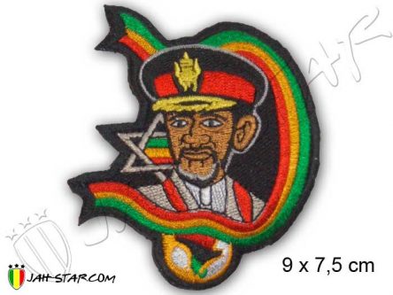 Parche Haile Selassie I the First Ethiopia Rasta Rastafari