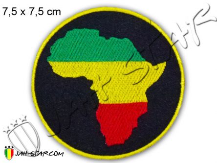 Ecusson Afrique Rasta Reggae Bob Marley
