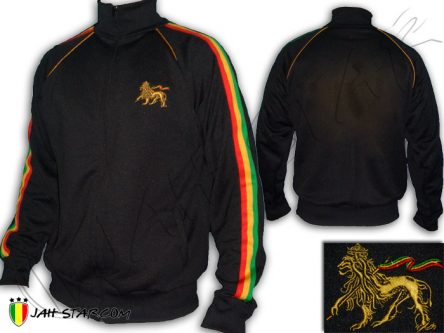 Rasta Jacket with Lion Of Judah Bob Marley