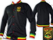 Jacket veste rasta roots ropa lion of judah embroidery jah star bob marley JC108B