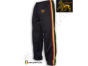 Pantalon Rasta Lion Of Judah Bob Marley Logo Brodé