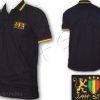 Polo shirt vetement wear ropa rasta Jah Star Reggea roots Logo embroidered Black PO105B