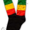 Sock Long calzino peuga calcetin Socke chaussette Rasta Rastafari A107