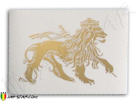 Sticker autocollant adesivo Aufkleber etiqueta engomada Rasta reggae Lion Of Judah AS215