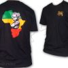 Tee Shirt Rasta Africa maglietta Baby Rastafari Black TS385B