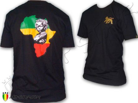 Tee Shirt Reggae Rasta Baby África bebé Negro TS385B