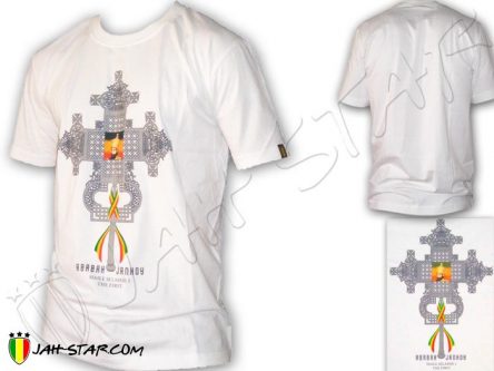 Camiseta Haile Selassie I the First Cruz ortodoxa