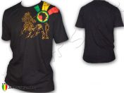 Rasta T-Shirt Reggae Jah Star Conquering Lion of Judah Africa TS123B