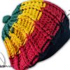 bonnet beanie gorro mutze cappello roots rasta reggae dreadlocks bob Marley Style H150