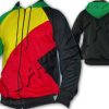 Chaqueta Con Capucha Rasta Africa 3 color Bob Marley Jah Star Wear J112