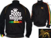 Reggae Track Jacket Roots Bob Marley Lion Zion