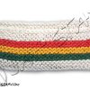 Diadema Rasta Jamaica Dreadlocks 3 Stripes blanco A140W