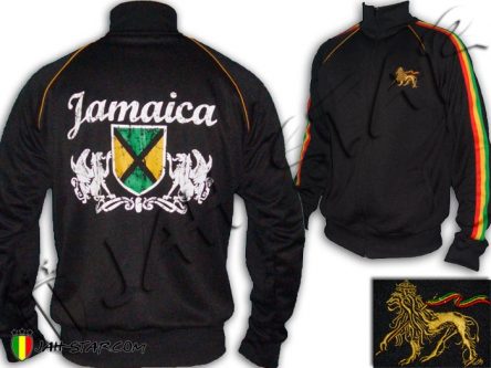 Rasta Jacket Jamaica Blason Bob Marley JB404B