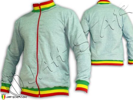 jacket Jumper Rasta Jah Star Col rastafari jamaica JA2000