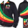 jChaqueta Doble Capa Rasta Reggae Bob Marley Soul Rebel Logo Bordada OJ125