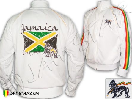 Jacket Jamaica Reggae Rock Lion Jamaica Flag
