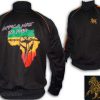 Rasta Tracksuit Jacket Reggae Africa Raised Fist Must be Free Freedom JB205B