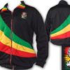 Chaqueta Doble Capa Reggae Bob Marley Rasta Baby Africa Logo Bordada OJ135