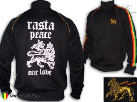 Rasta Jacket Peace & Love One Love Lion Of Judah JB184B