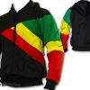 Rasta Hoodie Reggae Rasta 3 Couleurs Bob Marley Black J116B 1