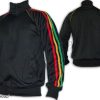 Rasta Jacket Reggae 3 stripes Black