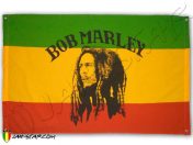 Drapeau Bob Marley Couleur Rasta Africa