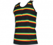 Rasta Tank Top Stripe Rastafari Bob Marley